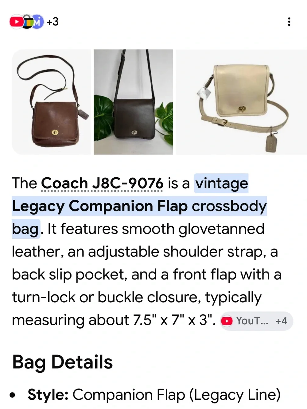 Coach Vintage Black Leather Messenger Crossbody with Gold Hardware - in Demand